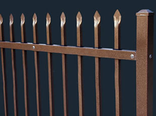 Epoxy Coated Cast Iron Fence