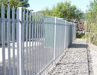 Wrought Iron Palisade Fence